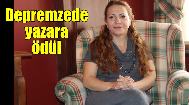 Depremzede yazar  Bağ  ile ödül aldı