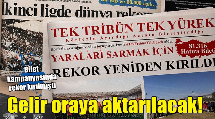 Derbi geliri İzmir Yardıma Koşuyor a...