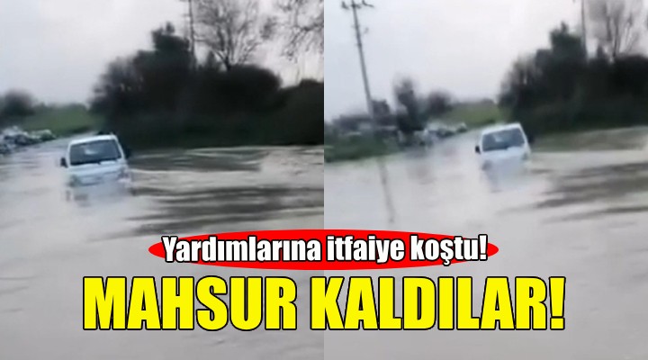 Dere taşınca mahsur kaldılar!