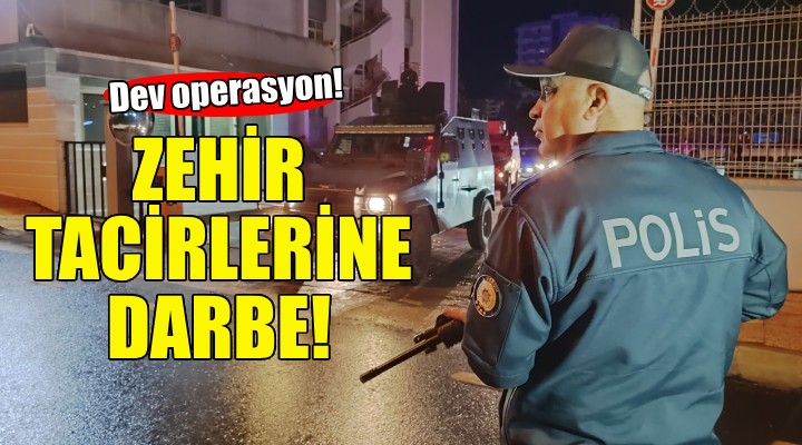 Dev operasyon... Uyuşturucu tacirlerine darbe!