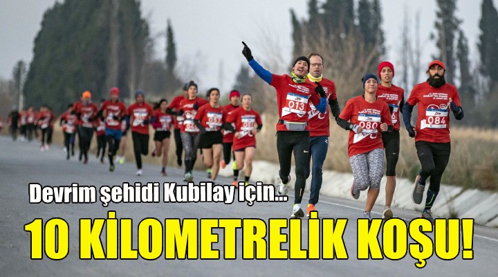 Devrim şehidi Kubilay için 10 kilometrelik koşu!