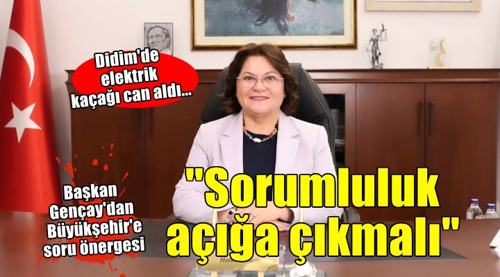 Didim'de elektrik kaçağı can aldı... Başkan Gençay'dan Büyükşehir'e soru önergesi!