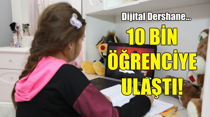 Dijital Dershane 10 bin öğrenciye ulaştı!