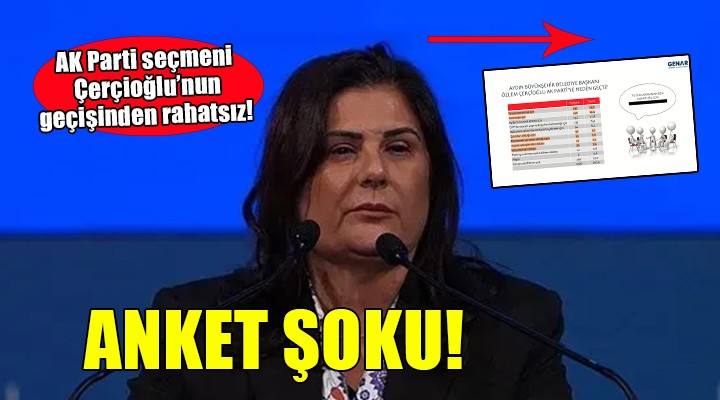 Dikkat çeken anket... AK Parti seçmeni Çerçioğlu'nun geçişinden rahatsız!