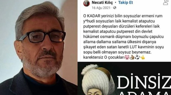 Din öğretmeninden küfürlü paylaşım!