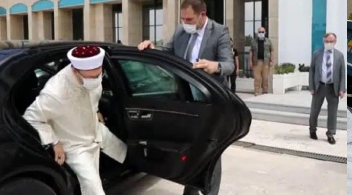 Diyanet İşleri Başkanı Erbaş a mercedes sorusu: İnecek mi?