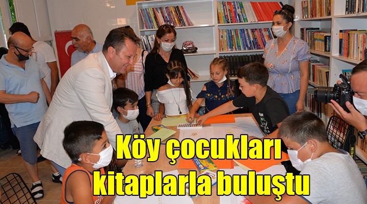 Doğaköy de köy çocukları kitaplarla buluştu