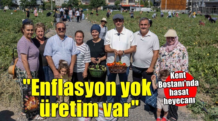 Doğanlar Kent Bostanı’nda hasat heyecanı