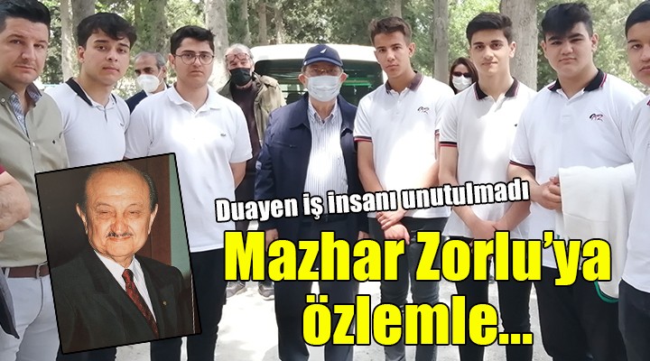 Duayen iş insanı Mazhar Zorlu anıldı...