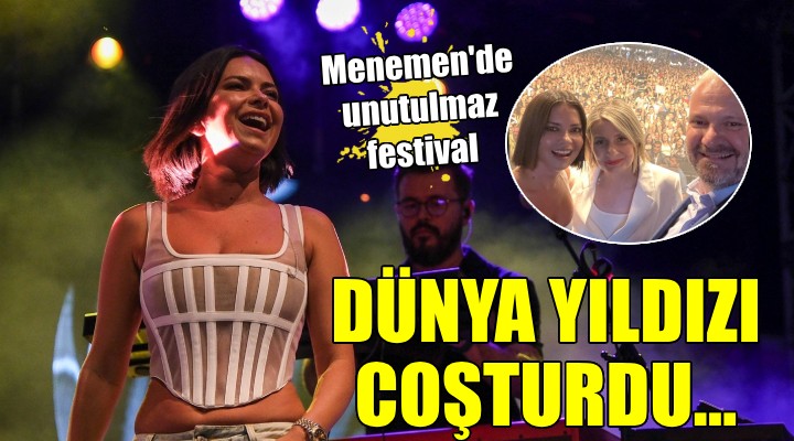 Dünya yıldızı Inna Menemen i coşturdu...