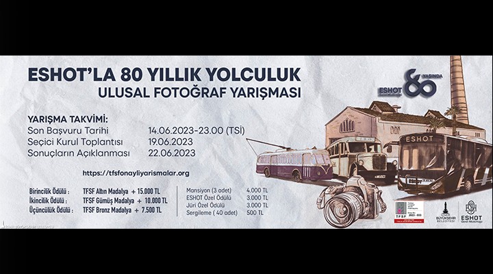 ESHOT’un 80’inci yılına özel fotoğraf yarışması