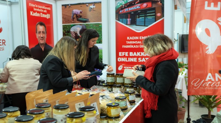 Efeler in ürünleri tarım fuarında yerini aldı