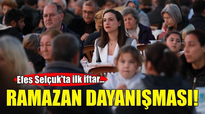 Efes Selçuk ta Ramazan dayanışması!