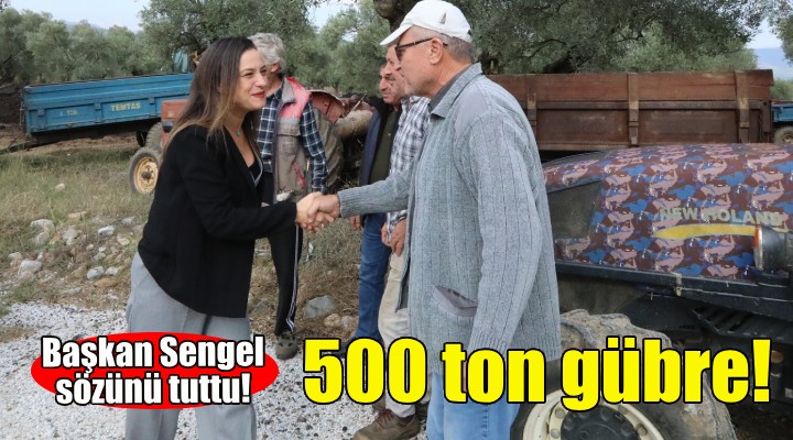 Efes Selçuk ta çiftçilere 500 ton kompost gübre!