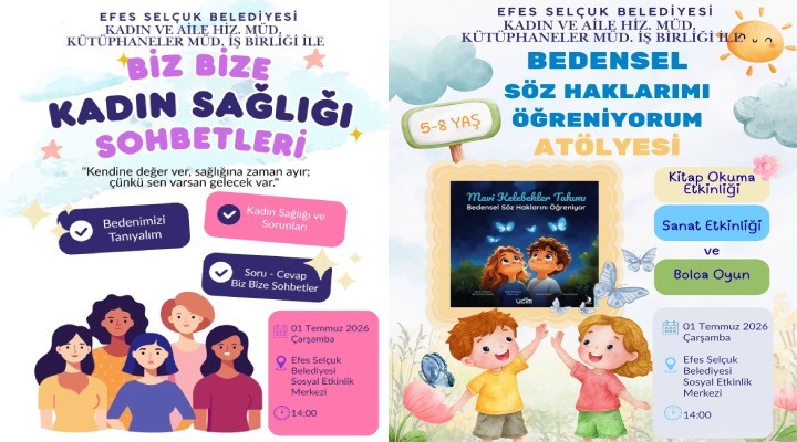 Efes Selçuk ta kadınlar ve çocuklar için anlamlı atölyeler