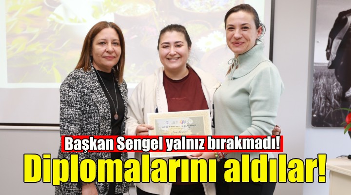 Efes Selçuk ta kursiyerler diplomalarını aldı!