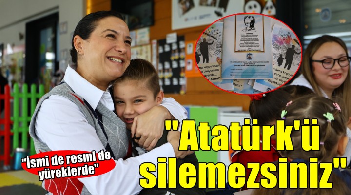 Efes Selçuk'ta örnek uygulama... 'Atatürk'ün ismi de resmi de yüreklerde'