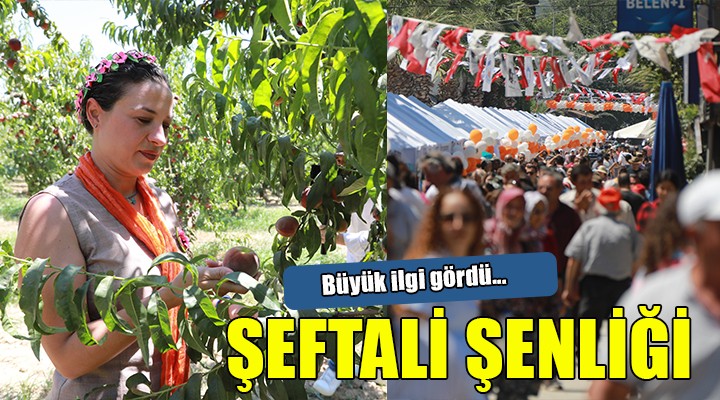 Efes Selçuk ta şeftali şenliği...