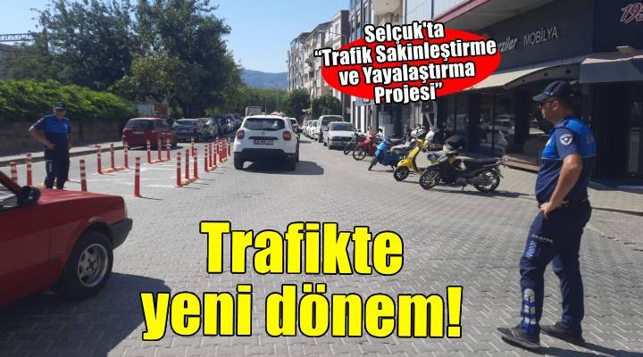 Efes Selçuk ta şehir içi trafikte yeni dönem başladı