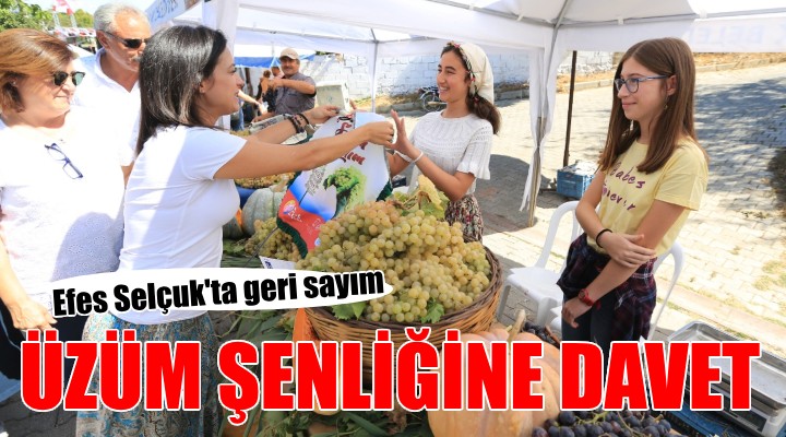 Efes Selçuk ta üzüm şenliği coşkusu...