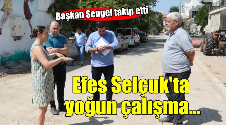 Efes Selçuk ta yoğun çalışma...