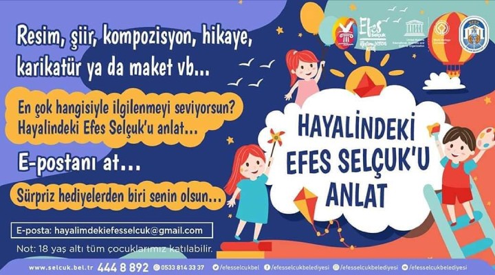 Efes Selçuk u çocuklar anlatacak