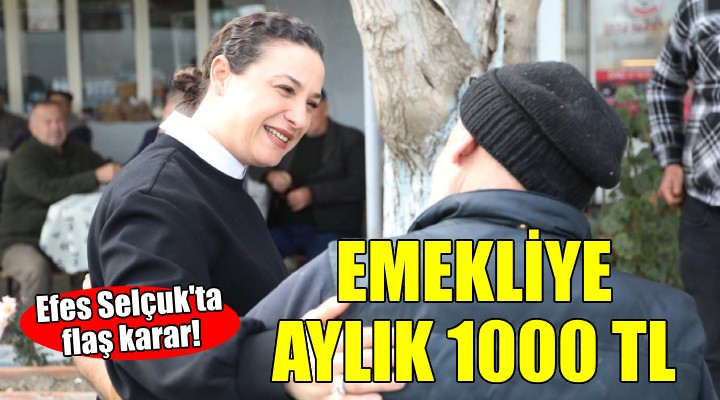 Efeslim Kart ile emekliye aylık 1000 TL destek...