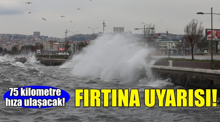 Ege Denizi için fırtına uyarısı!