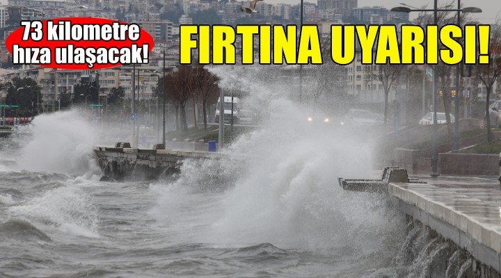 Ege Denizi için fırtına uyarısı!