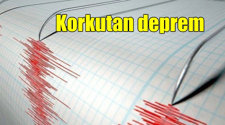 Ege Denizi nde 4,1 büyüklüğünde deprem