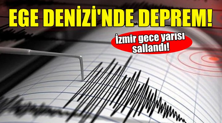 Ege Denizi nde deprem!