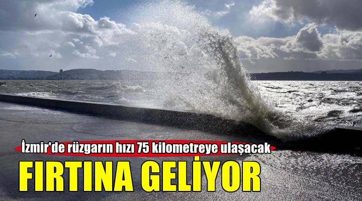 Ege Denizi'nde 'fırtına' uyarısı