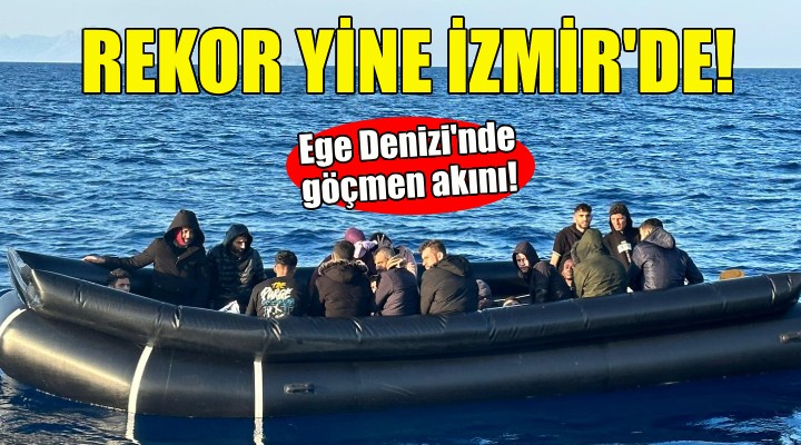 Ege Denizi nde göçmen akını!