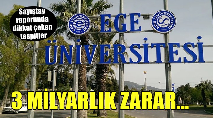 Ege Üniversitesi Sayıştay raporunda dikkat çeken detaylar: Ruhsatsız Öğrenci Köyü ve 3 milyarlık zarar!