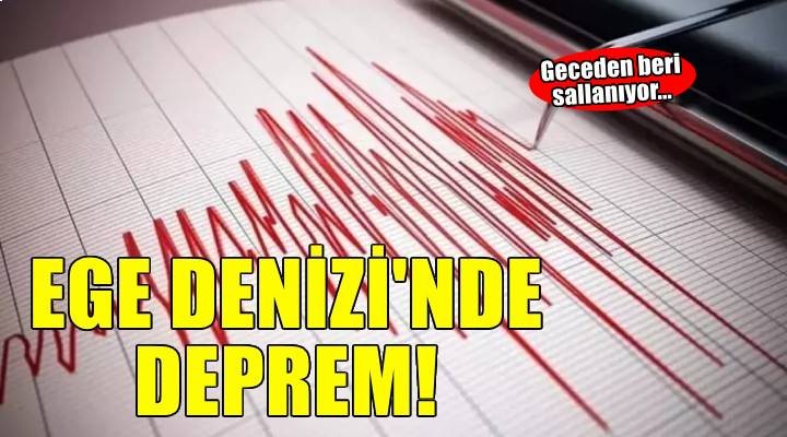Ege geceden beri sallanıyor: 14.26 da 5.0 ile sallandı!
