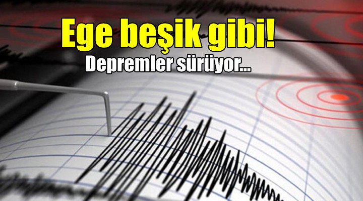 Ege’de depremler sürüyor!