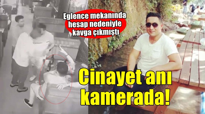 Eğlence mekanındaki cinayetin görüntüleri ortaya çıktı