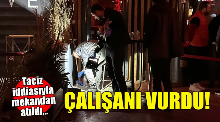 Eğlence mekanından atıldı, çalışanı vurdu!