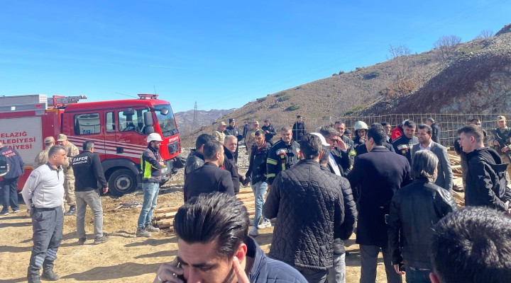 Elazığ da maden ocağında göçük!