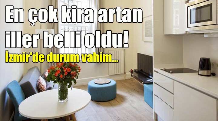 En çok kira artışı yaşanan iller belli oldu! İzmir de durum vahim...