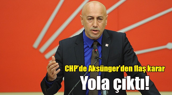 Erdal Aksünger den flaş karar!