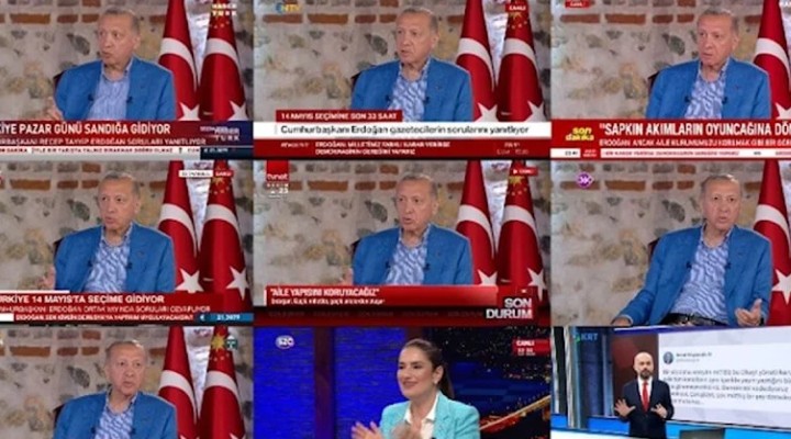 Erdoğan 18 kanalda birden konuştu!