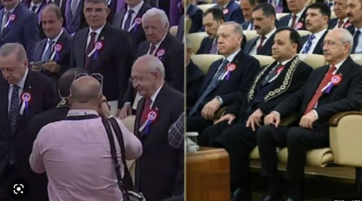 Erdoğan, AYM Töreni nde Kılıçdaroğlu nun elini sıkmadı
