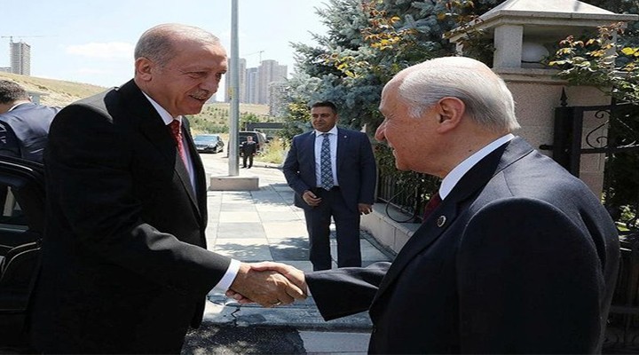 Erdoğan, Bahçeli’yi evinde ziyaret etti