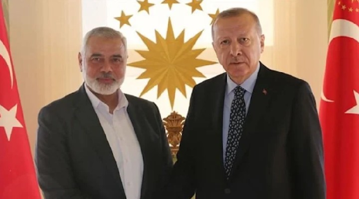 Erdoğan Hamas lideriyle görüştü