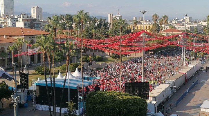 Erdoğan a Mersin de büyük şok