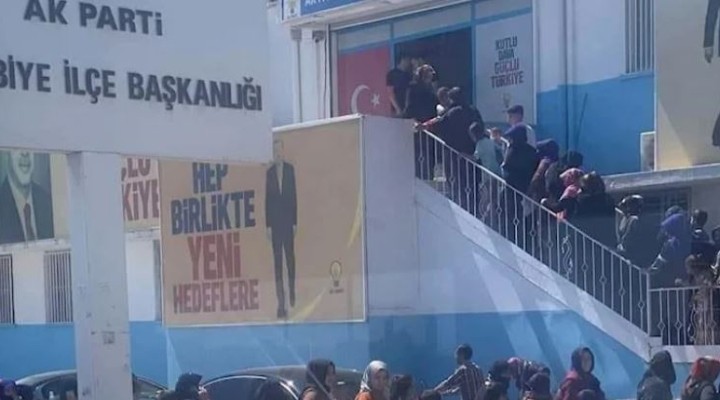 Erdoğan ın mitingine gelene 250 TL lik market çeki