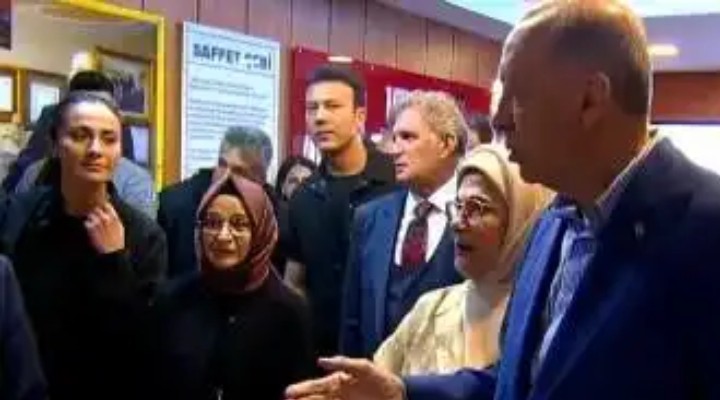 Erdoğan’ın oy kullandığı okulda gerginlik!