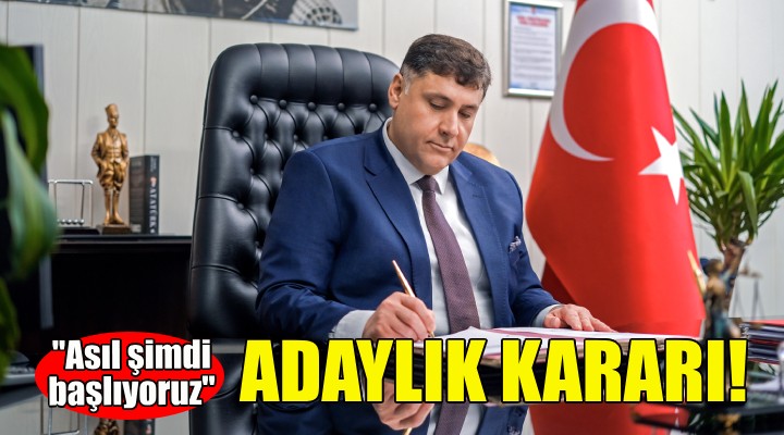 Erkan Özkan dan adaylık kararı!
