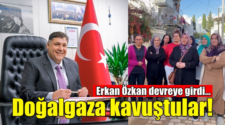 Erkan Özkan devreye girdi... Vatandaşın doğalgaz sorunu çözüldü!